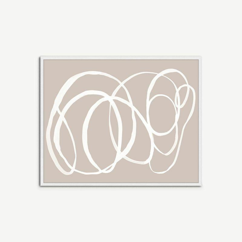 Artwork |  Abstract Circles Wall Art, Framed Artwork Artwork