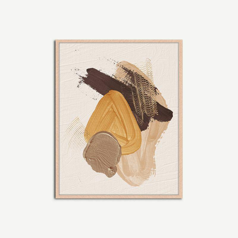 Artwork |  Abstract Earth Tones Wall Art, Framed Artwork Artwork