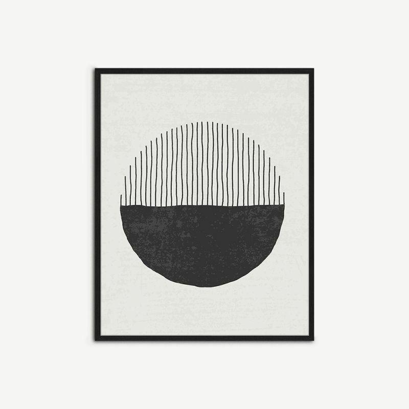 Artwork |  Black Stripes Wall Art, Framed Artwork Artwork