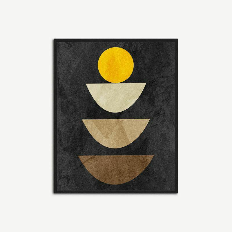 Artwork |  Half Moon Wall Art, Framed Artwork Artwork