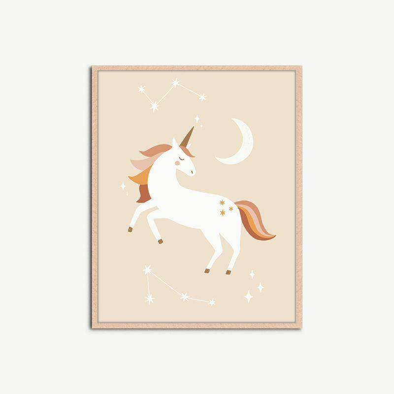 Artwork |  I Love Unicorns Wall Art, Framed Artwork Artwork