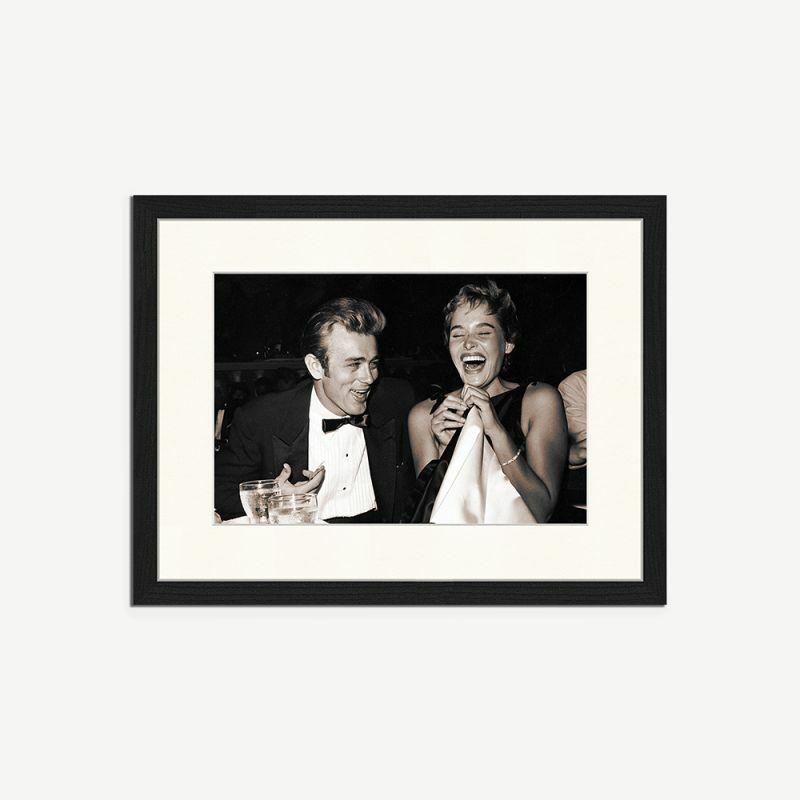 Artwork |  James Dean & Ursula Andress Date Night Wall Art, Passepartout Frame Artwork Artwork