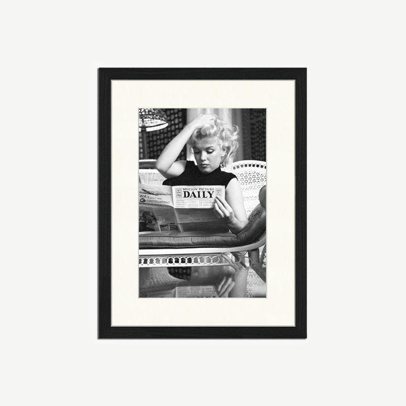 Artwork |  Marilyn Monroe News Wall Art, Passepartout Frame Artwork Artwork