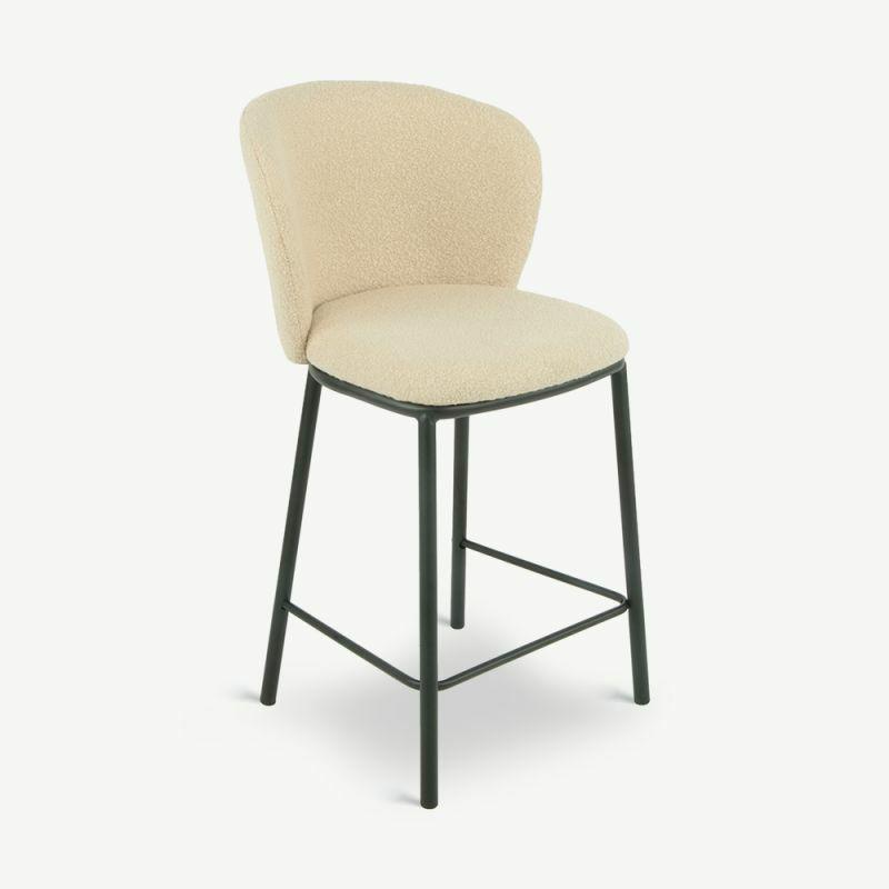 Bar Stools |  Jose Bar Stool, Taupe Bouclé Bar Stools Bar Stools