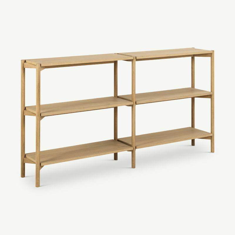 Bookcases & Shelving Units |  James Bookcase, Natural Wood & Oiled Oak legs Bookcases & Shelving Units Bookcases & Shelving Units