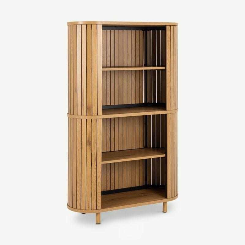 Bookcases & Shelving Units |  Lazaro Wooden Bookcase, Natural Oak Bookcases & Shelving Units Bookcases & Shelving Units