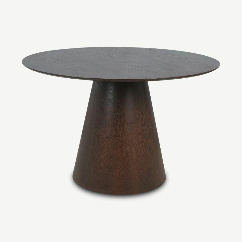 Café Tables |  Boston Round Dining Table, Walnut Wood Café Tables Café Tables