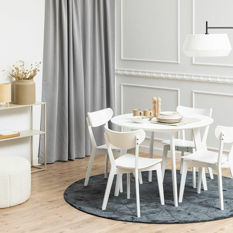 Café Tables |  India Dining Table, White Wood & Rubberwood Tables Café Tables