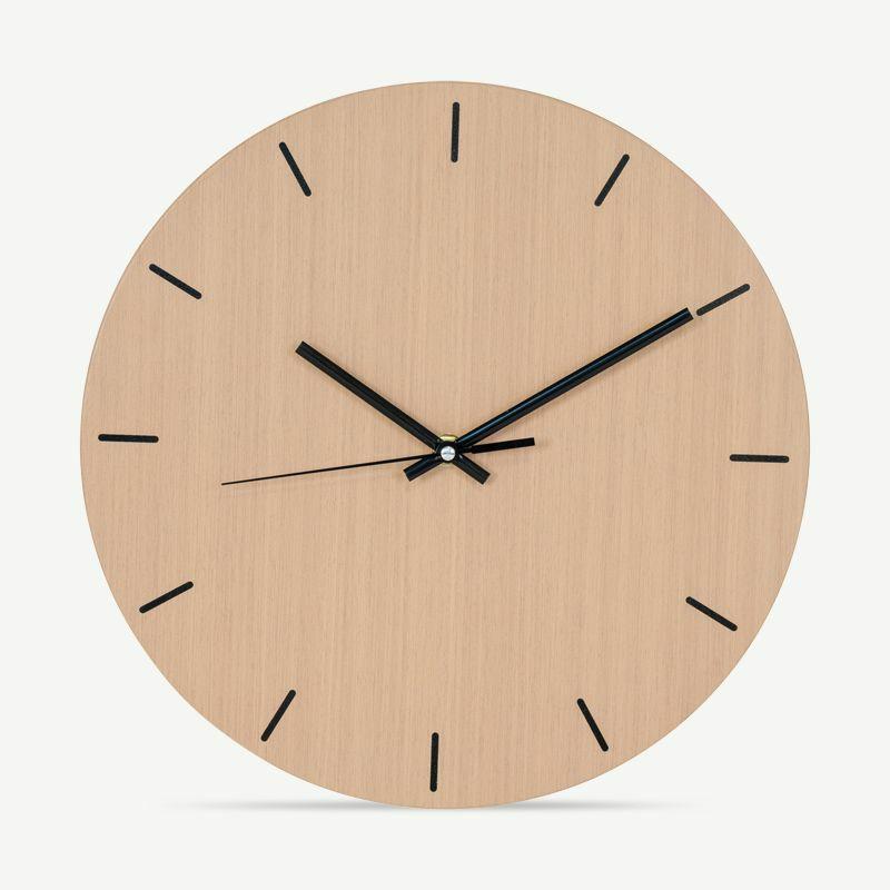 Clocks |  Aria Wall Clock, Natural Wood (Ø30 cm) Clocks Clocks