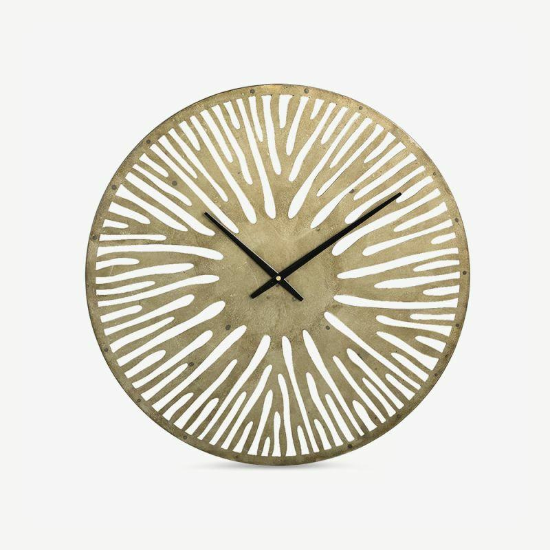 Clocks |  Dinder Wall Clock, Gold Metal Clocks Clocks