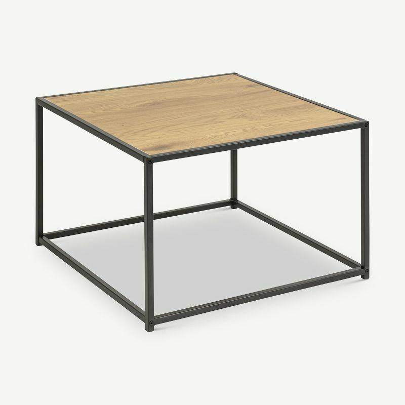 Coffee Tables |  Dover Coffee Table, Black Steel & Oak Coffee Tables Coffee Tables