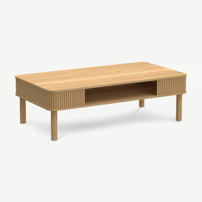 Coffee Tables |  Lazaro Rectangular Coffee Table, Natural Oak Coffee Tables Coffee Tables