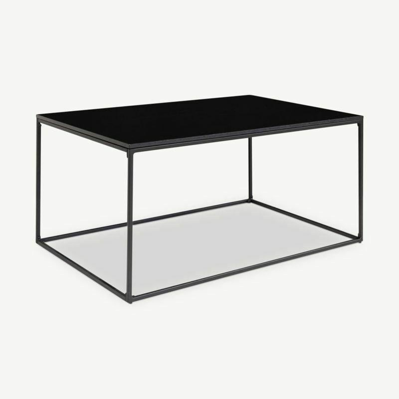 Coffee Tables |  Mensa Coffee Table, Black Steel & Black frame Coffee Tables Black