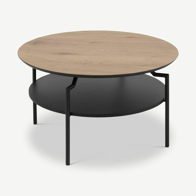 Coffee Tables |  Nemo Coffee Table, Natural Wood & Black frame Coffee Tables Coffee Tables