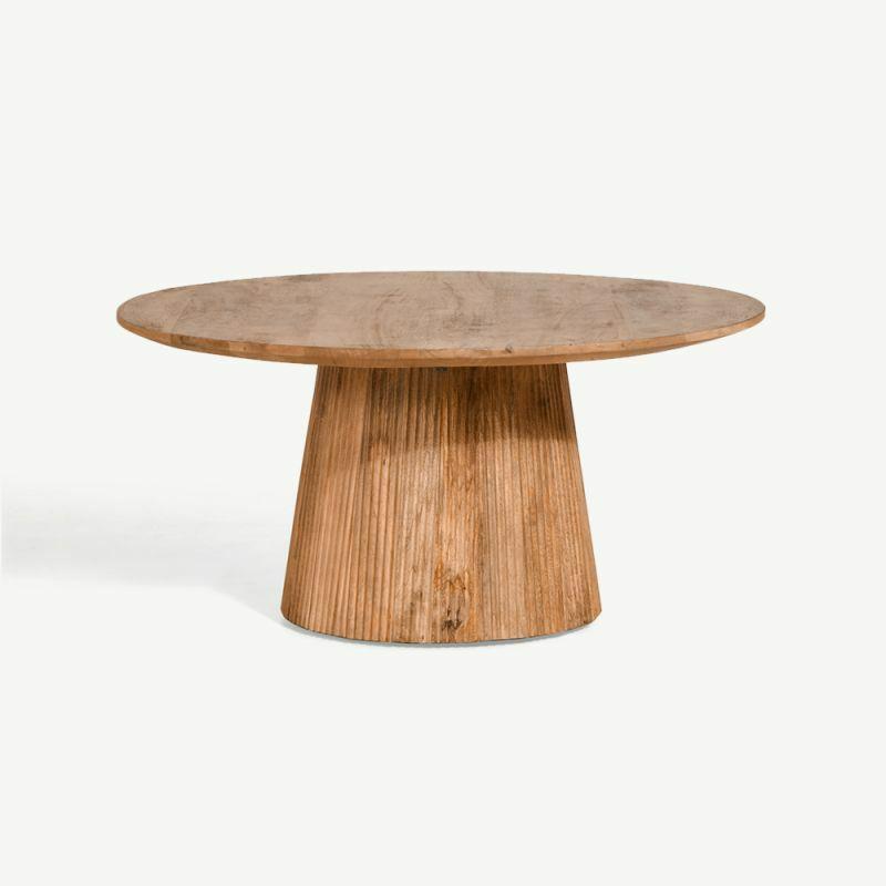 Coffee Tables |  Saulo Round Coffee table, Light Brown, 80 cm Coffee Tables Brown