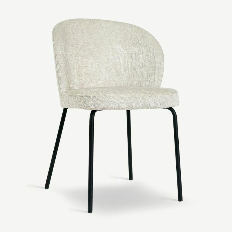 Dining Chairs |  Luara Dining Chair, Beige Fabric Chairs Beige