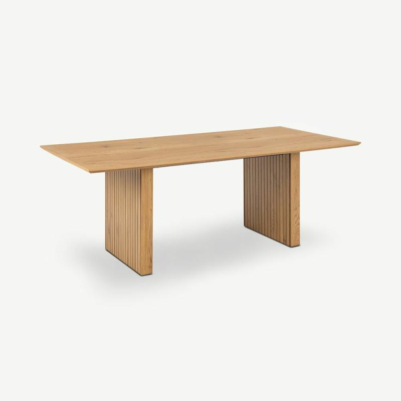 Dining Tables |  Lazaro Wooden Dining Table, Oiled Oak Dining Tables Dining Tables