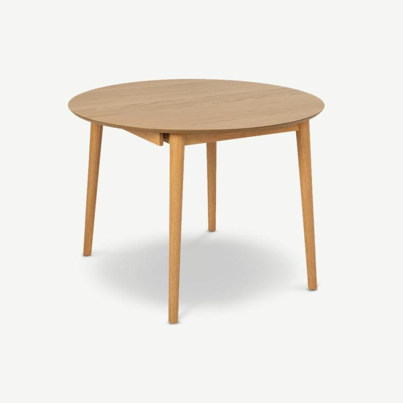 Extendable Dining Tables |  Devi Extendable Dining Table, Natural Wood Extendable Dining Tables Extendable Dining Tables