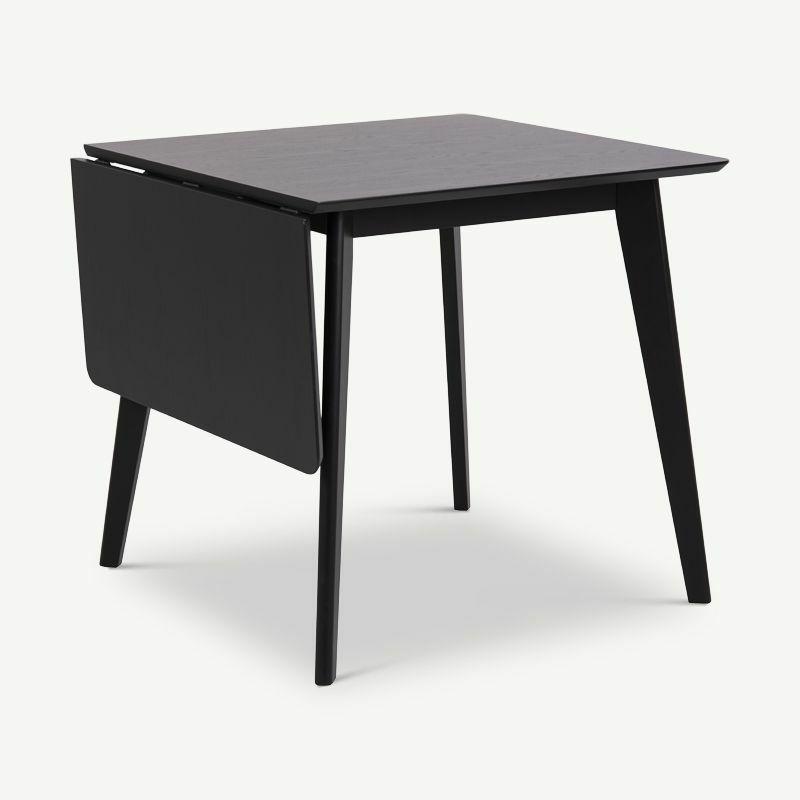 Extendable Dining Tables |  India Dining Table, Black Extendable Wooden Top Extendable Dining Tables Black