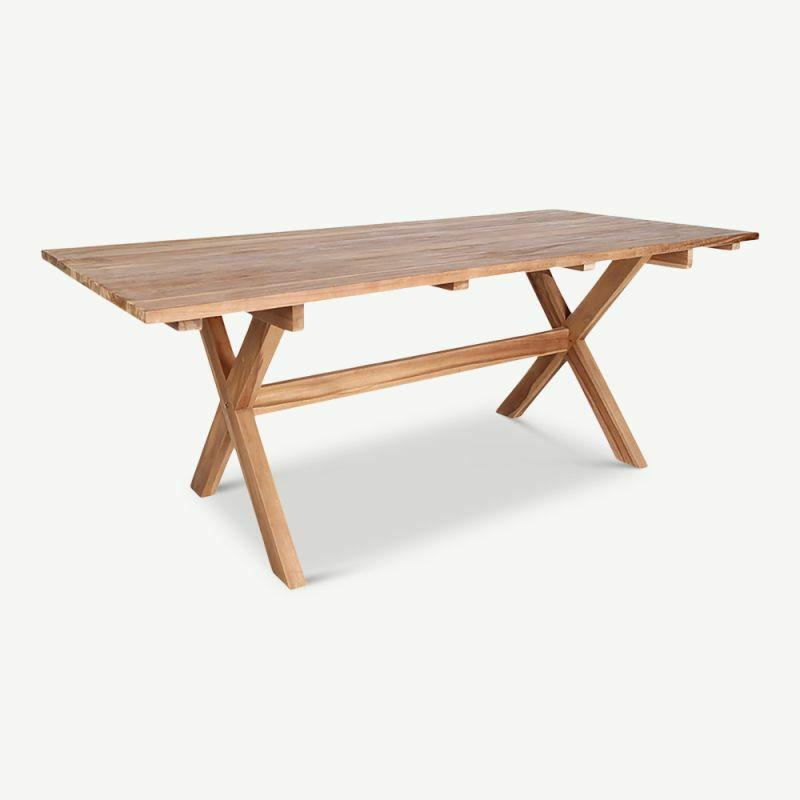 Garden Tables |  Nero Garden Dining Table, Recycled Teak Garden Tables Garden Tables