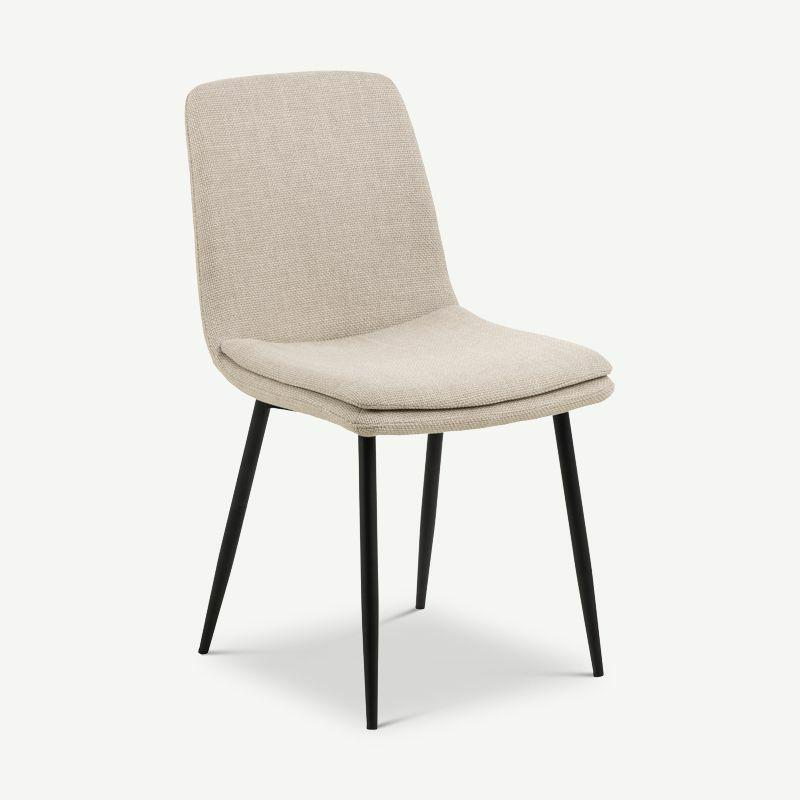 Kitchen Chairs |  Kyta Dining Chair, Beige Fabric Chairs Beige