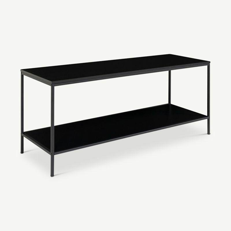 Media Units & TV Stands |  Vice TV Stand, Black frame & two black shelves Media Units & TV Stands Black