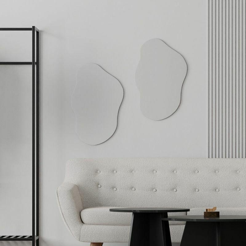 Mirrors |  Siena Mirror, Steel frame (40×60 cm) Décor Chrome