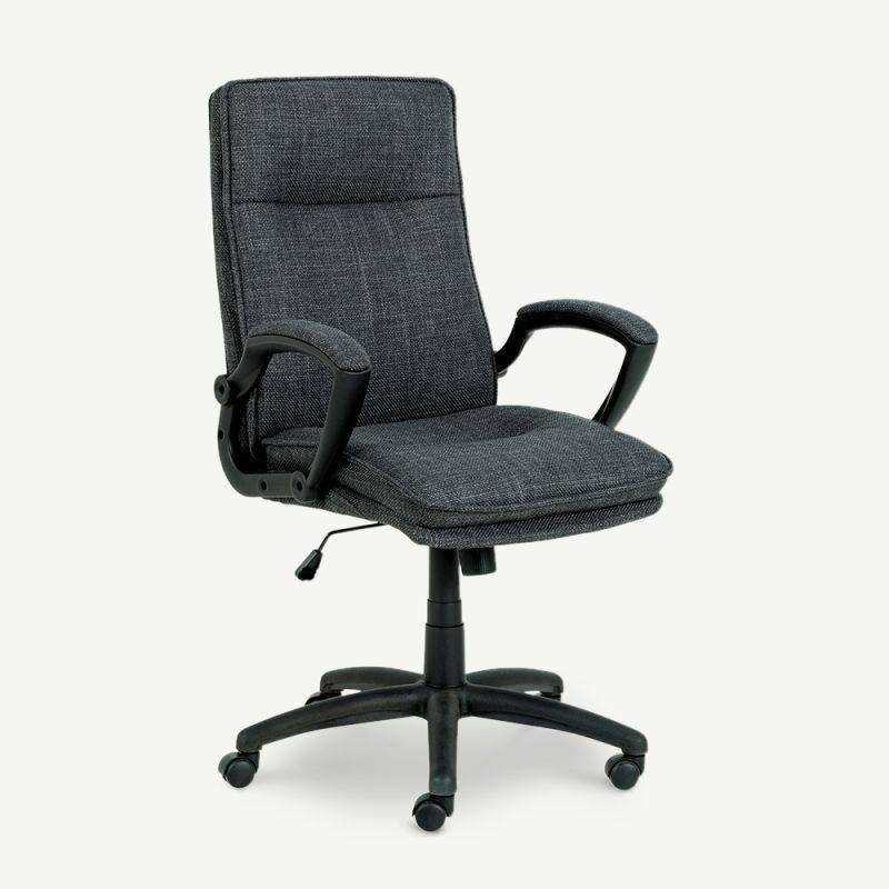 Office Chairs |  Ethan Fabric Office Chair, Dark Grey Chairs Grey