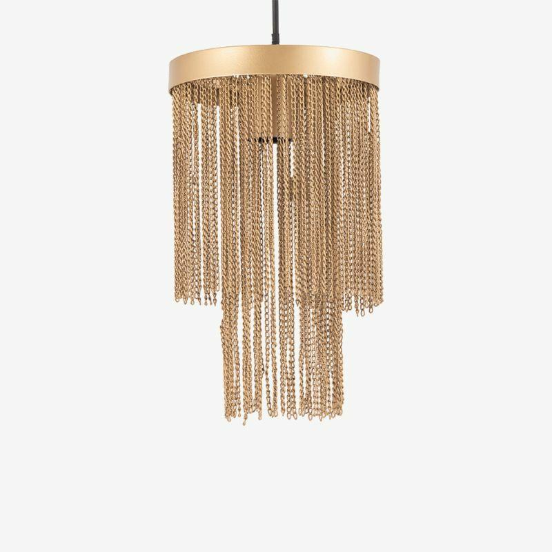 Pendant Lamps |  Artemis Chandelier, Gold Metal, small Lamps Gold