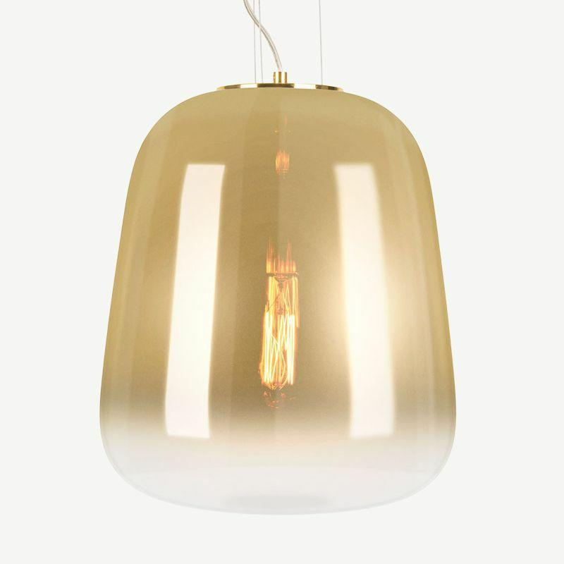 Pendant Lamps |  Cone Pendant Lamp, Gold Glass Lamps Gold