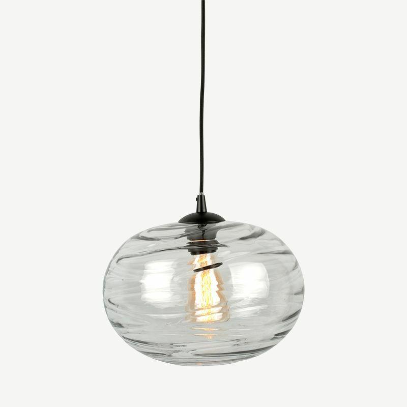 Pendant Lamps |  Glamour Sphere Pendant Lamp, Grey Glass Lamps Grey