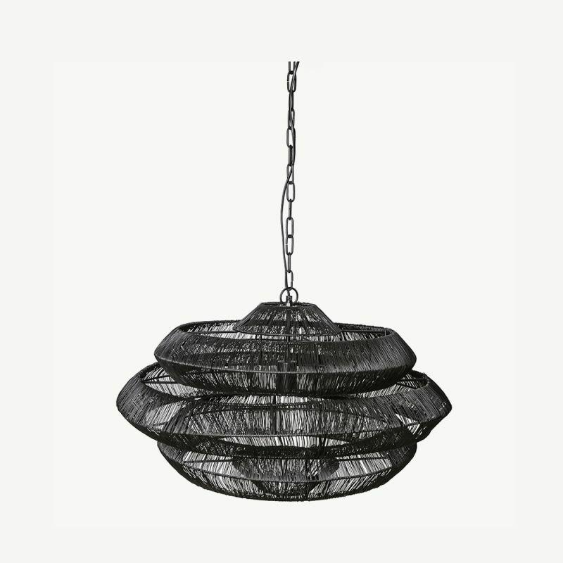 Pendant Lamps |  Halo Pendant Lamp, Black Metal Lamps Black