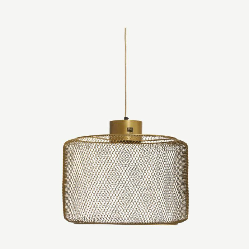 Pendant Lamps |  Serenity Mesh Pendant Lamp, Gold Metal Lamps Gold