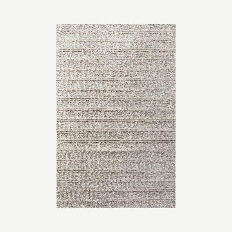 Rugs |  Amelia Wool Rug, Light Grey, 230×160 cm Rugs Light Grey