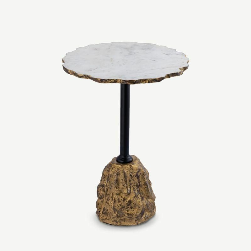 Side Tables |  Alex Marble Side Table, White Side Tables Side Tables