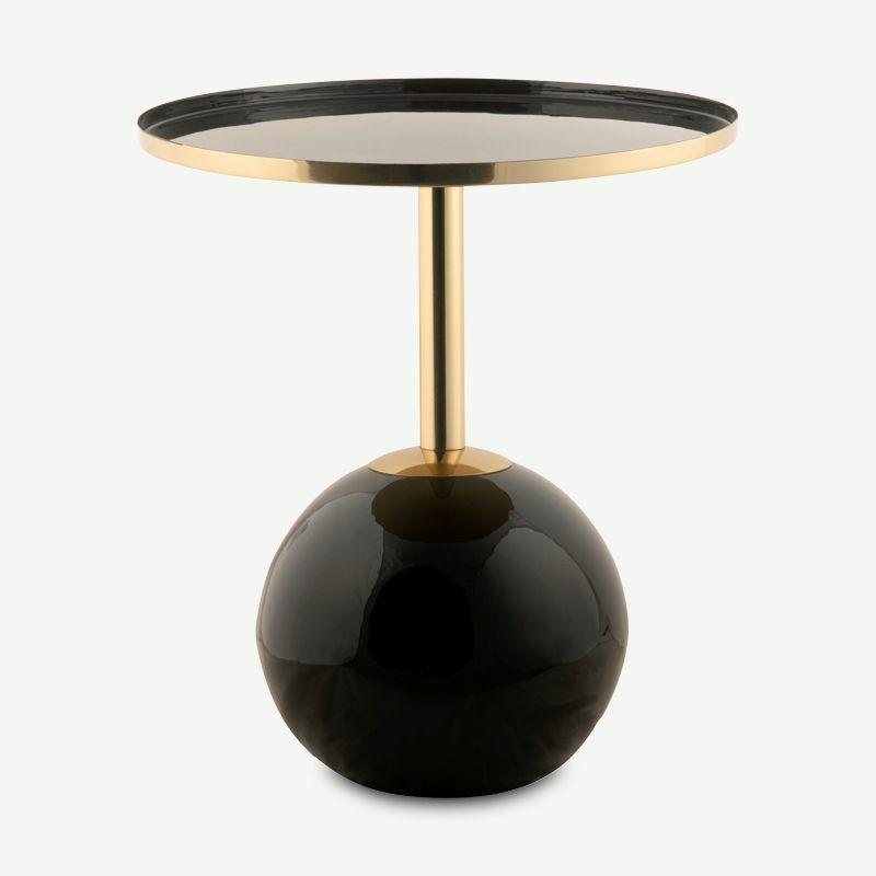 Side Tables |  Elian Side Table, Black Metal Side Tables Black