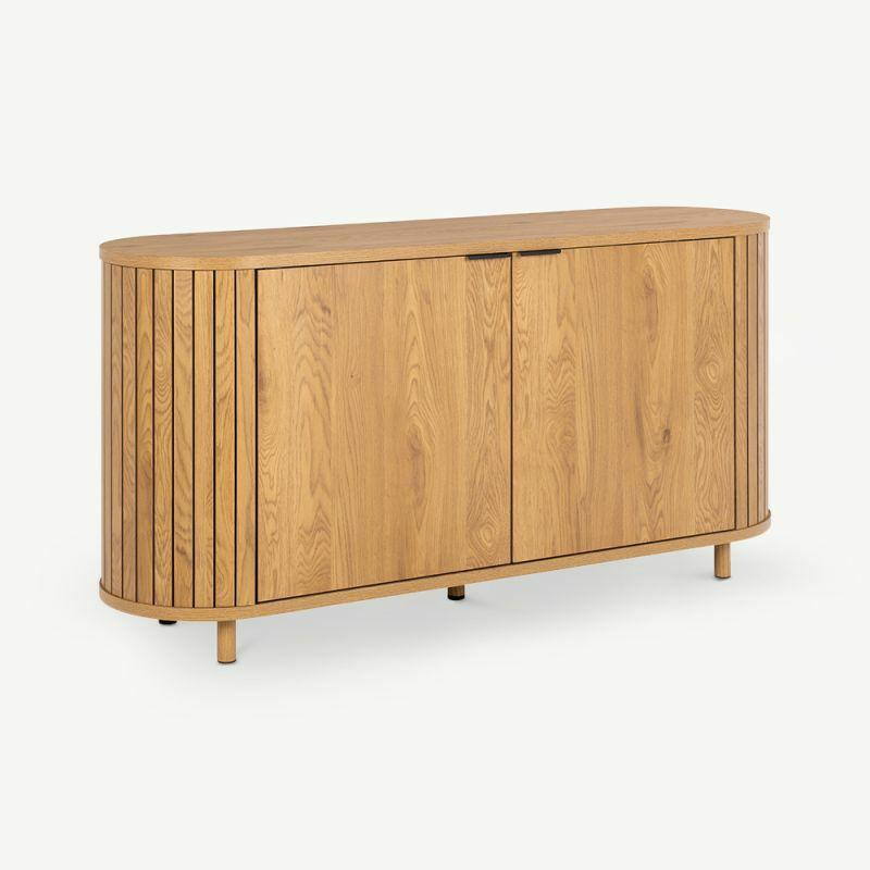 Sideboards |  Lazaro Wooden Sideboard, Natural Oak Sideboards Natural