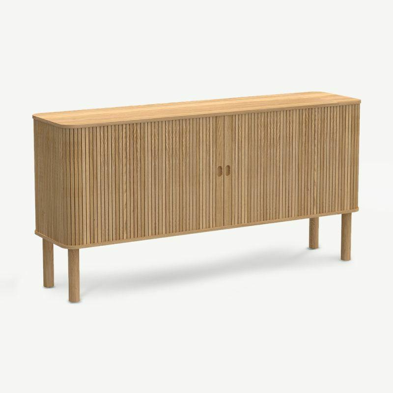 Sideboards |  Lazaro Wooden Sideboard, Natural Oak Sideboards Natural