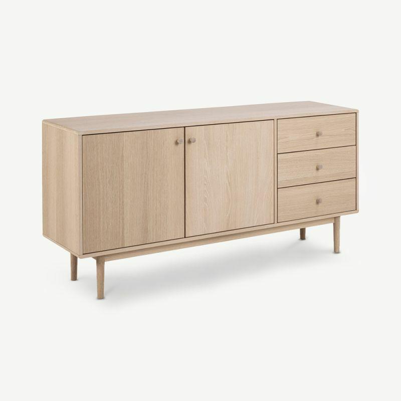 Sideboards |  Manaia Wooden Sideboard, Natural Oak Sideboards Natural