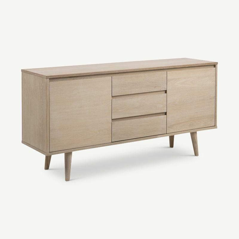 Sideboards |  Saeko Sideboard, Natural Oak Sideboards Natural