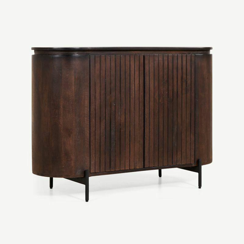 Sideboards |  Saulo Sideboard, Dark Brown, 115 cm Sideboards Brown