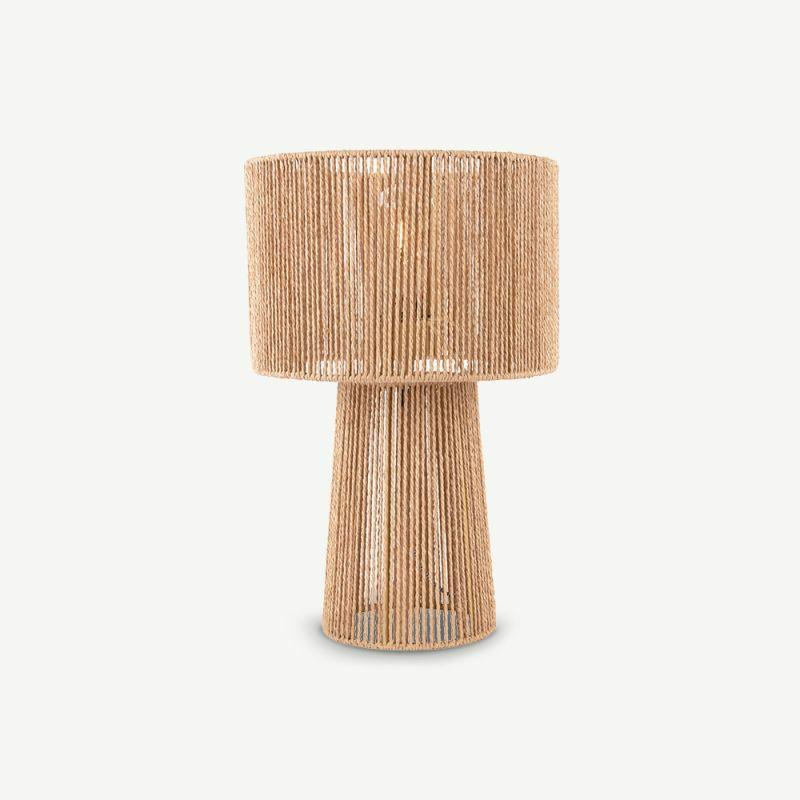 Table Lamps |  Calix Pin Table Lamp, Rope Lamps Table Lamps