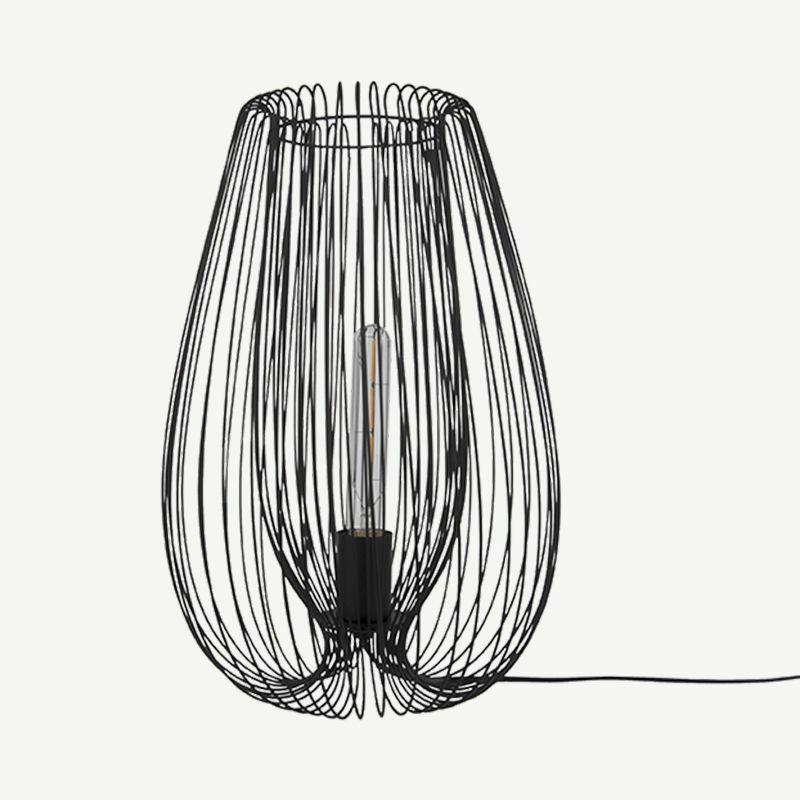 Table Lamps |  Lucid Table Lamp, Black Iron Lamps Black