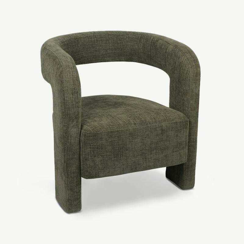 Armchairs |  Cici Design Armchair, Green Fabric Armchairs Armchairs