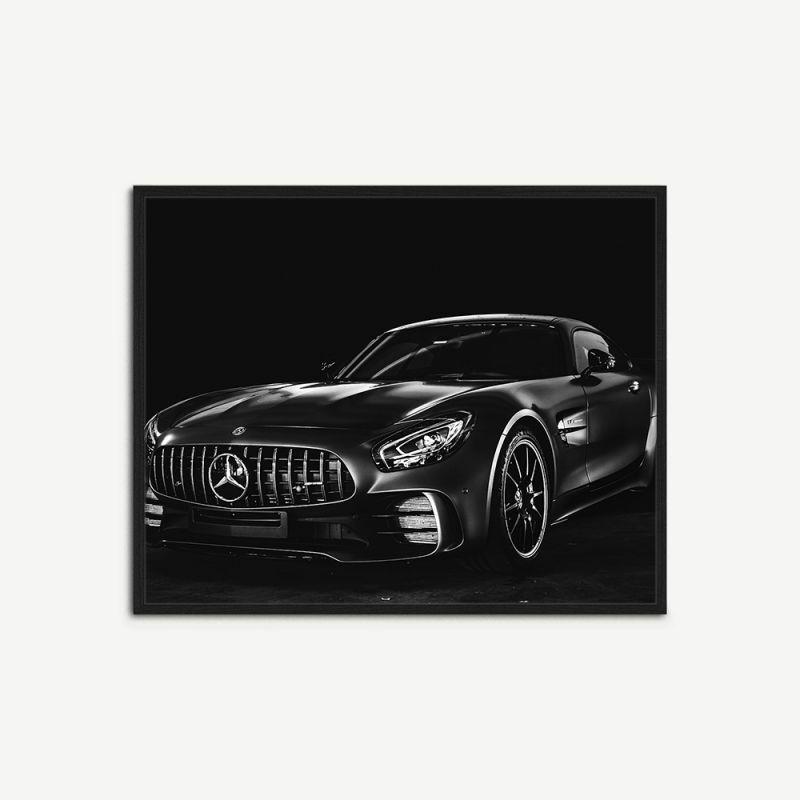 Artwork |  Mercedes AMG GT-R Wall Art, Framed Artwork Artwork