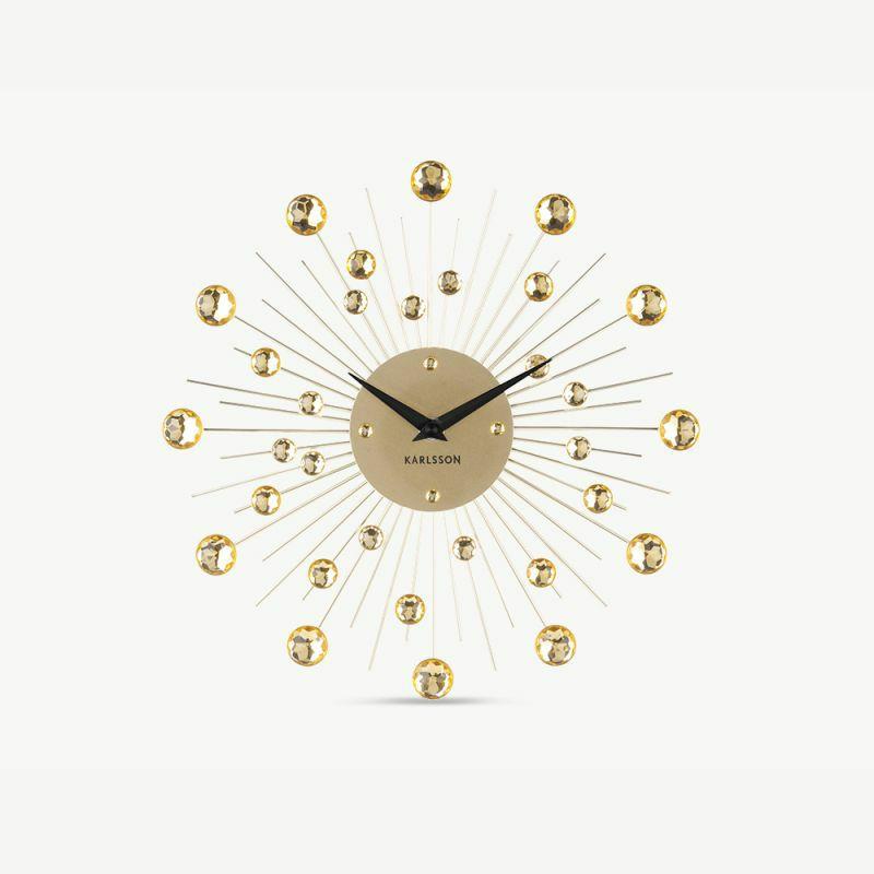 Clocks |  Burst Wall Clock, Crystal Clocks Clocks