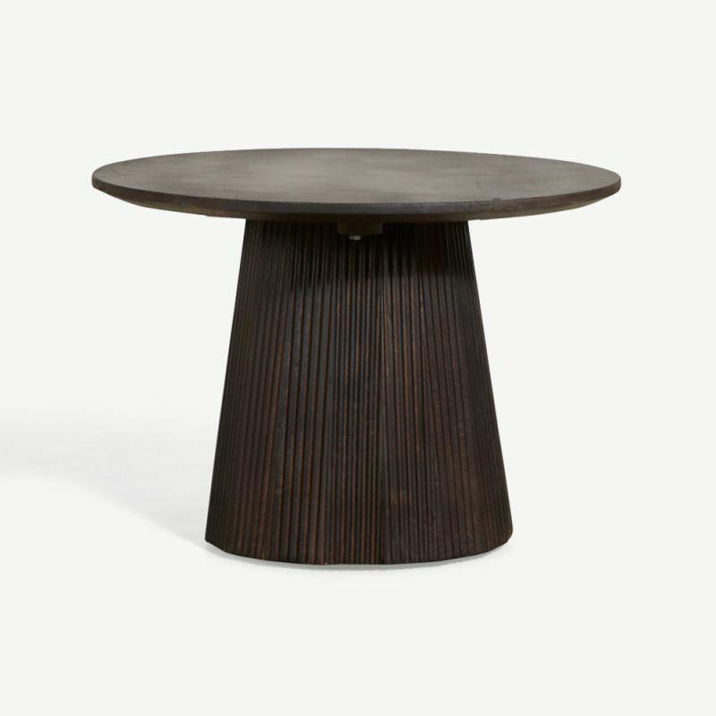 Nest of Tables |  Saulo Round Coffee table, Dark Brown, 60 cm Coffee Tables Brown